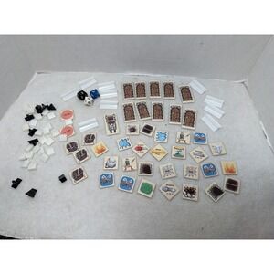 Vintage 1993 Dragon Strike Boardgame 1400 Replacement Cardboard Pieces and Die‎